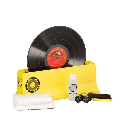 A plastic record cleaning system