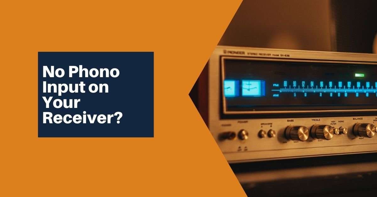 How to connect a turntable to a receiver without a phono input