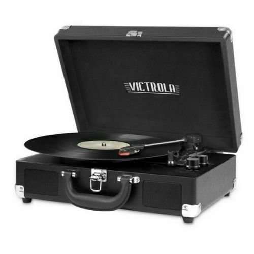 Victrola 550BT-BK Portable Portable Suitcase Record Player