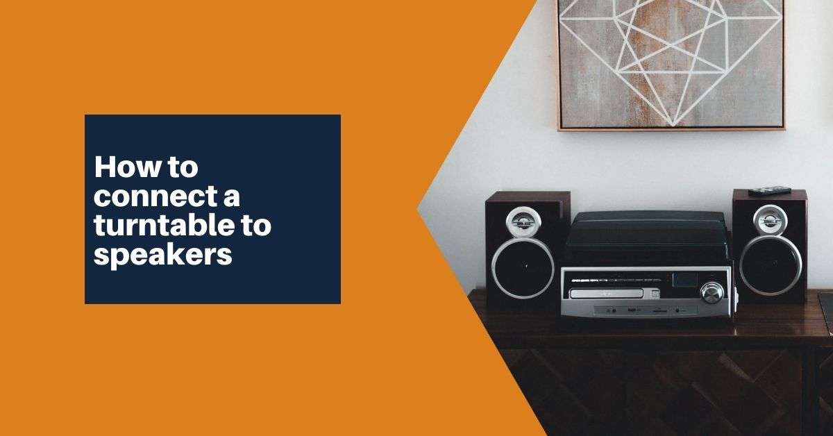 Turntable directly connected to active speakers