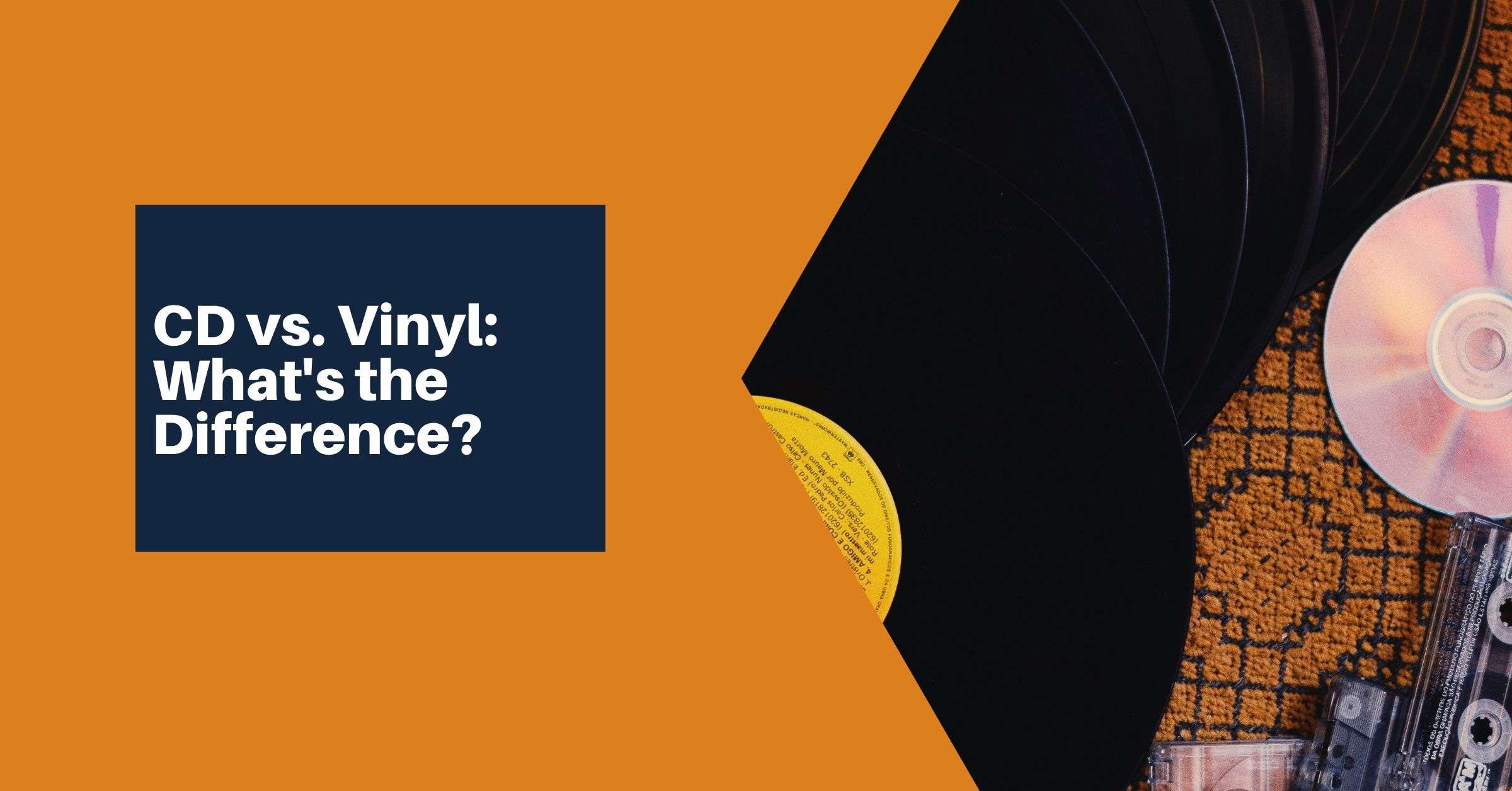 The difference between vinyl records and CDs