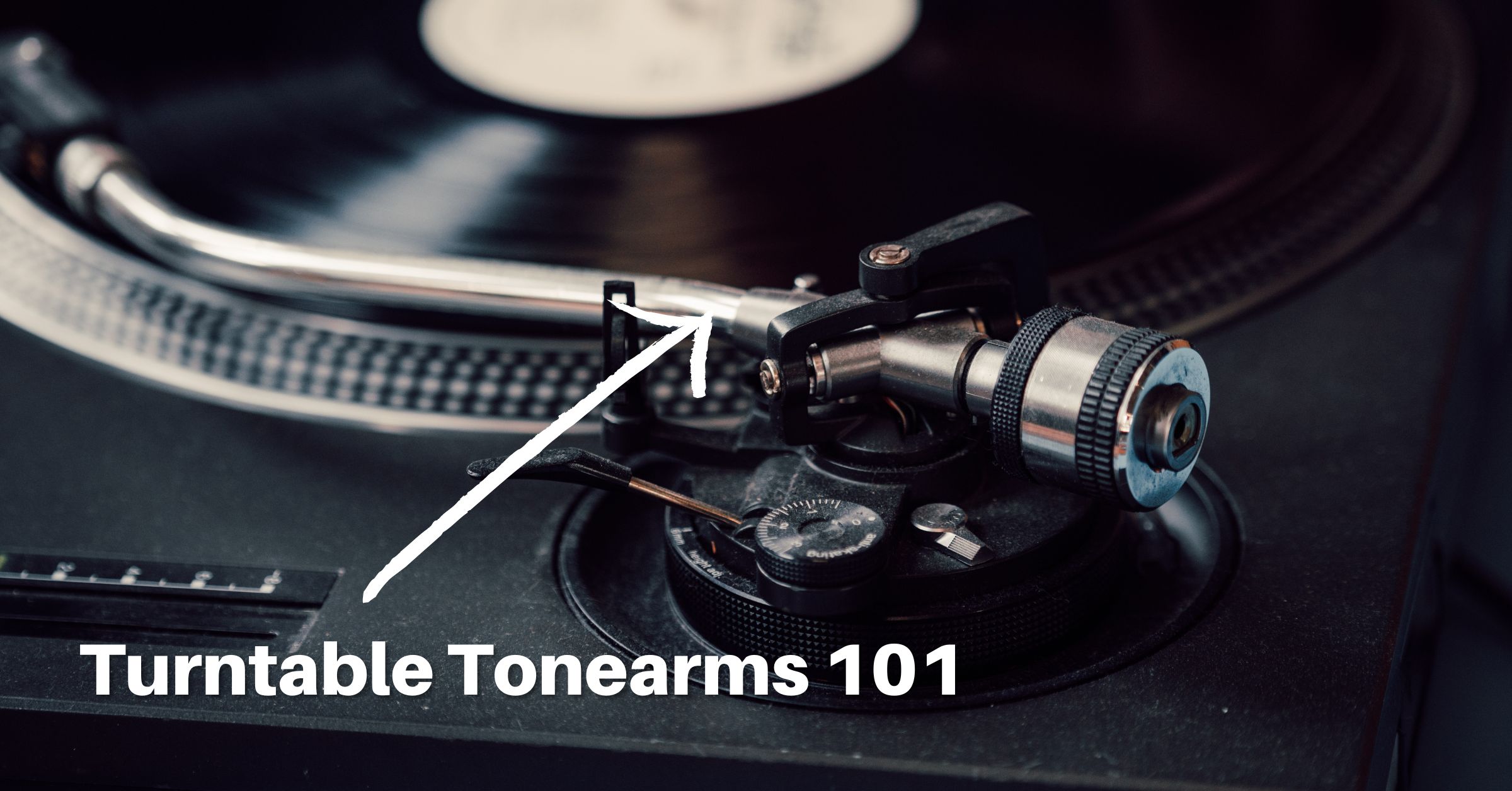 A turntable tonearm