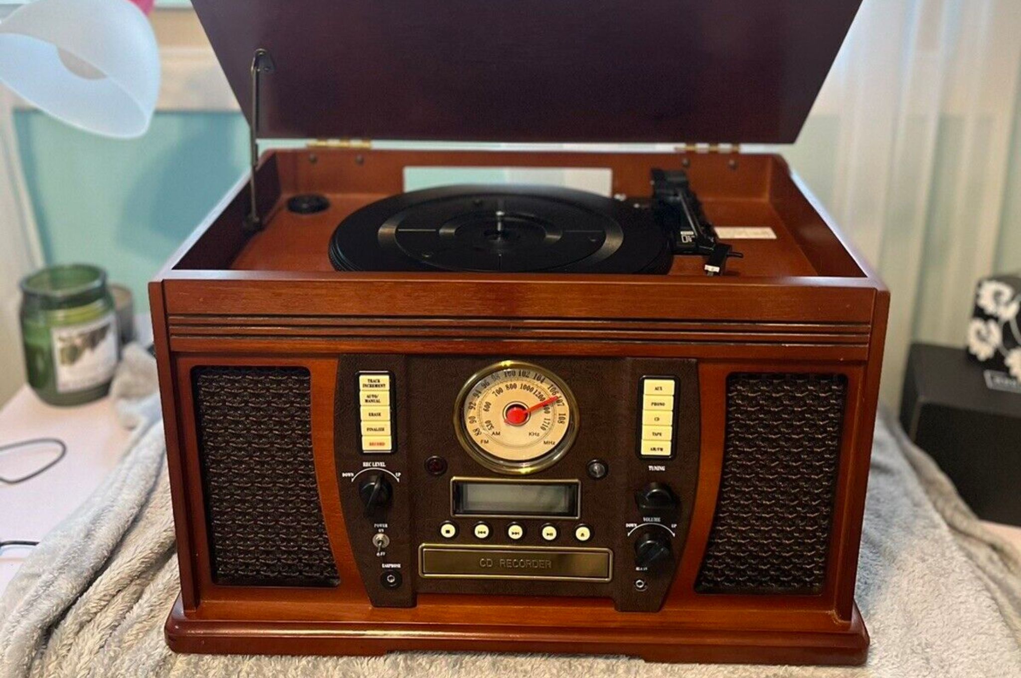 Victrola 8-in-1 Stereo System with Turntable